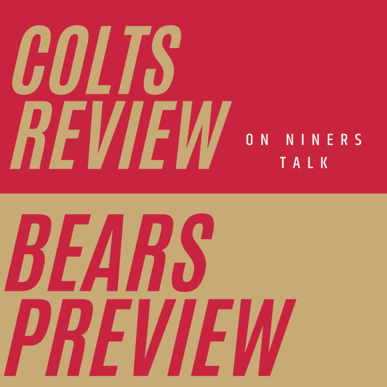 Colts Review and Bears Preview