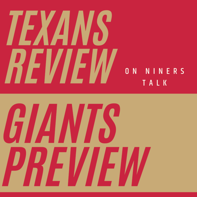 Texans Review and Giants Preview